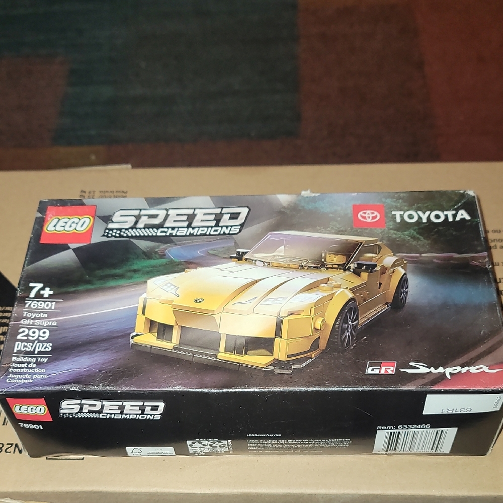 Lego Yellow Building Set Speed Champions